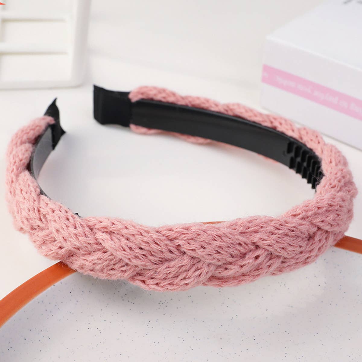 FASHION  WOOL  BRAIDED  HAIR HOOP_CWAHA0237