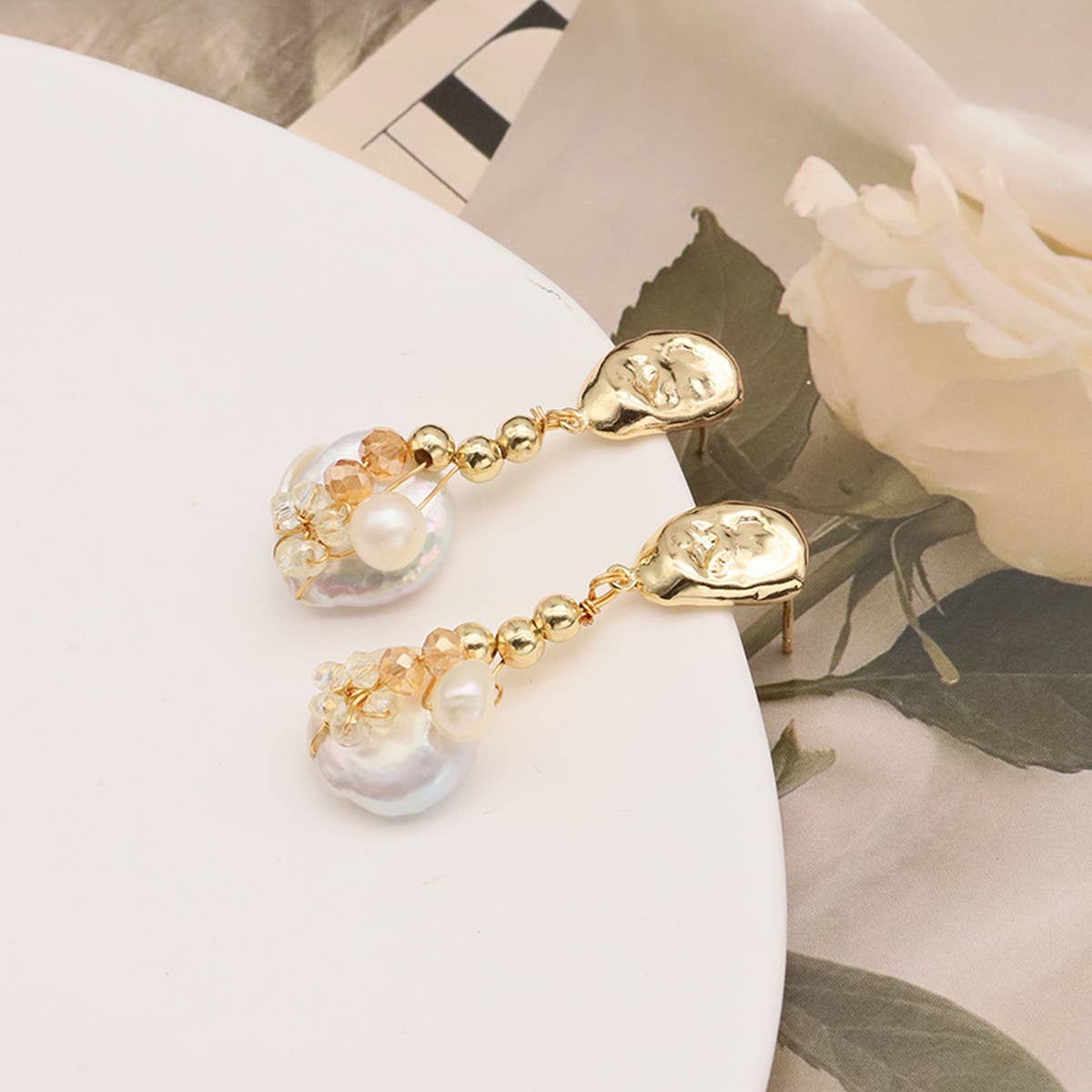 NEW HIGH-END ALL-MATCH NATURAL PEARL EARRINGS
