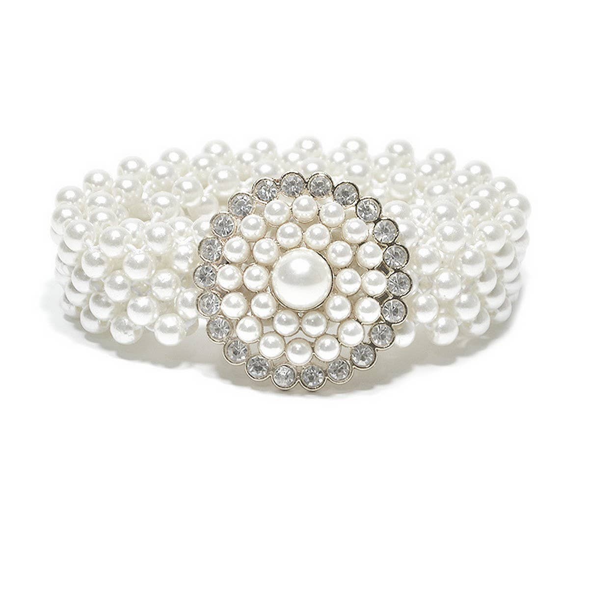 WOMEN'S STRETCH PEARL ELASTIC WAIST CHAIN_CWABE0522