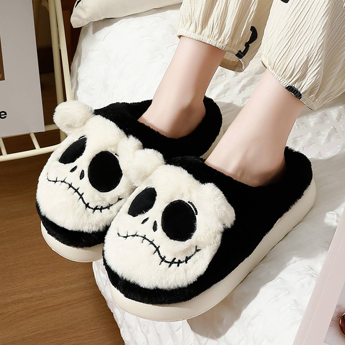 HALLOWEEN SLIPPERS CARTOON ANIMAL HOUSE SLIPPERS