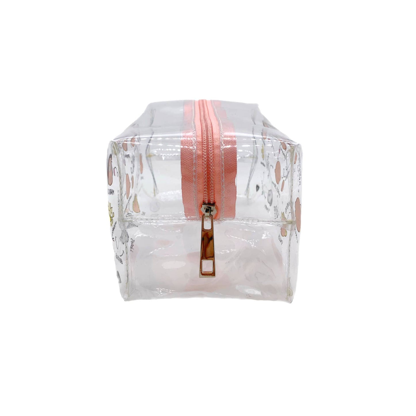 Transparent waterproof toiletry storage bag