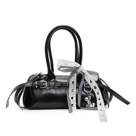 Niche bow-shaped single-shoulder crossbody bag