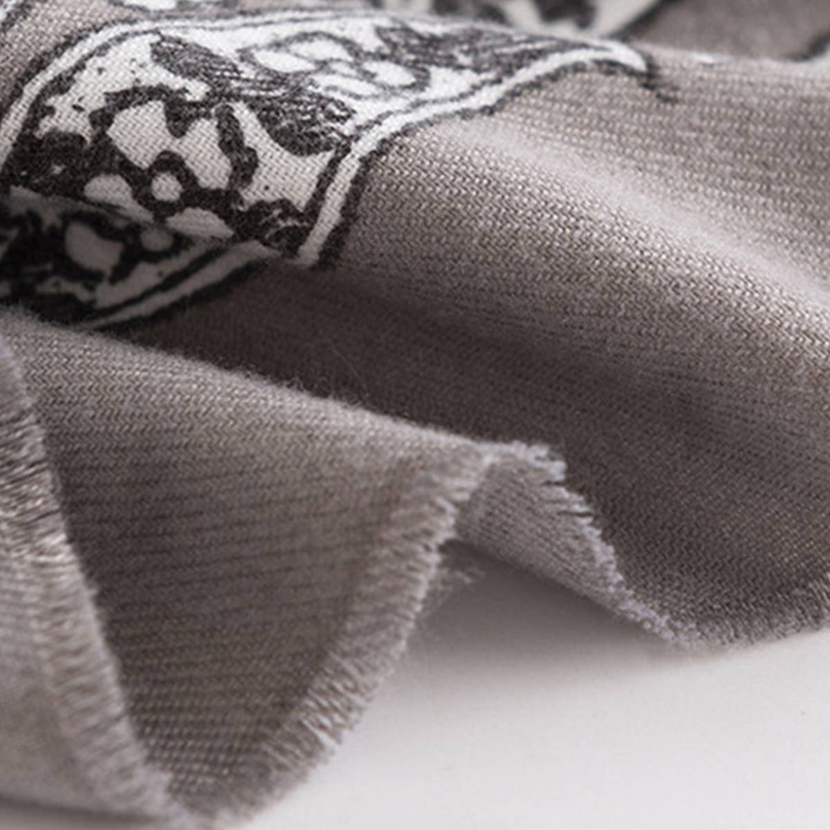 Boho Colorblock Printed Scarf ??Soft Warm Wrap_CWASC0442