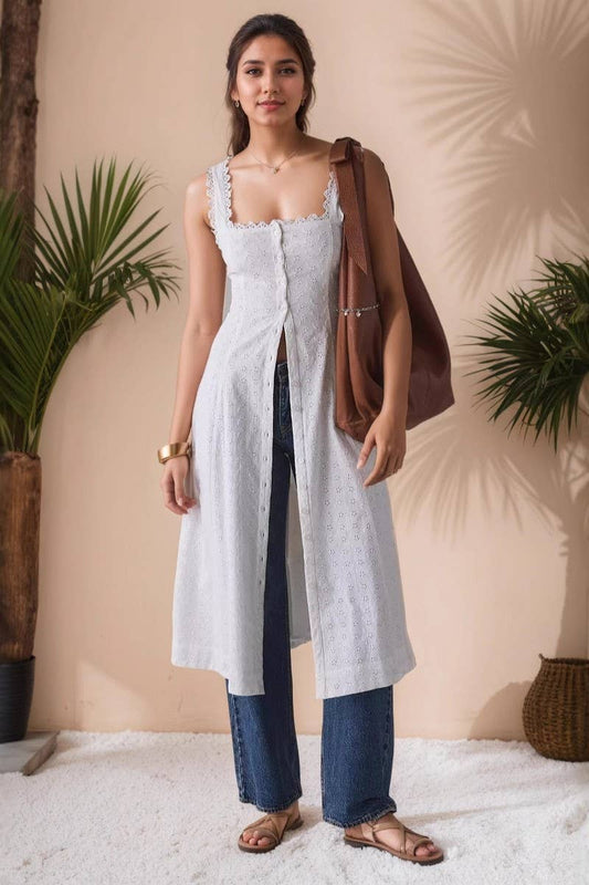 CWDMD6411_LACE SLEEVES BACKLESS FITTED MIDI DRESS