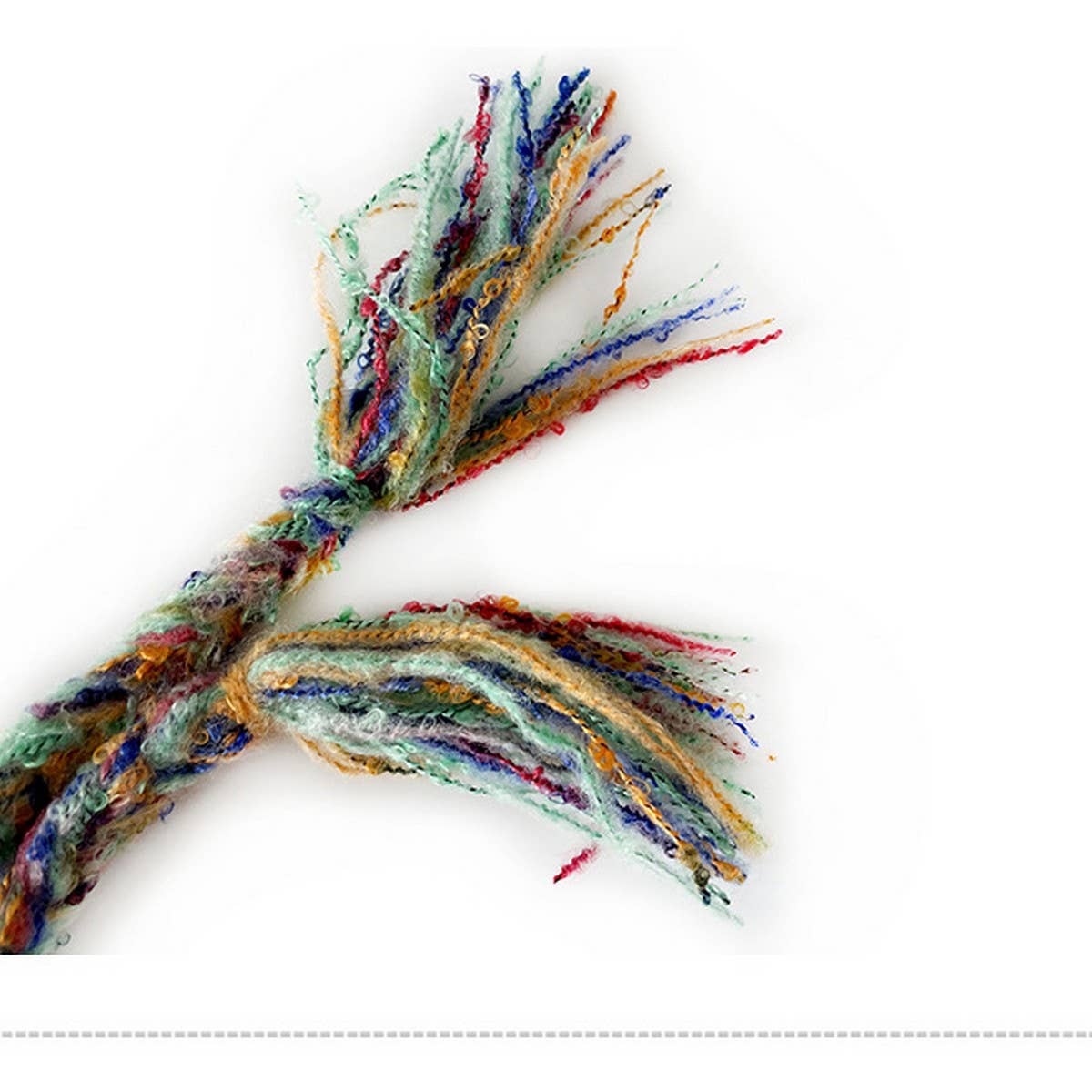 COLORBLOCK KNITTED HAT MIXED COLOR EARMUFFS HAT_CWAH2047