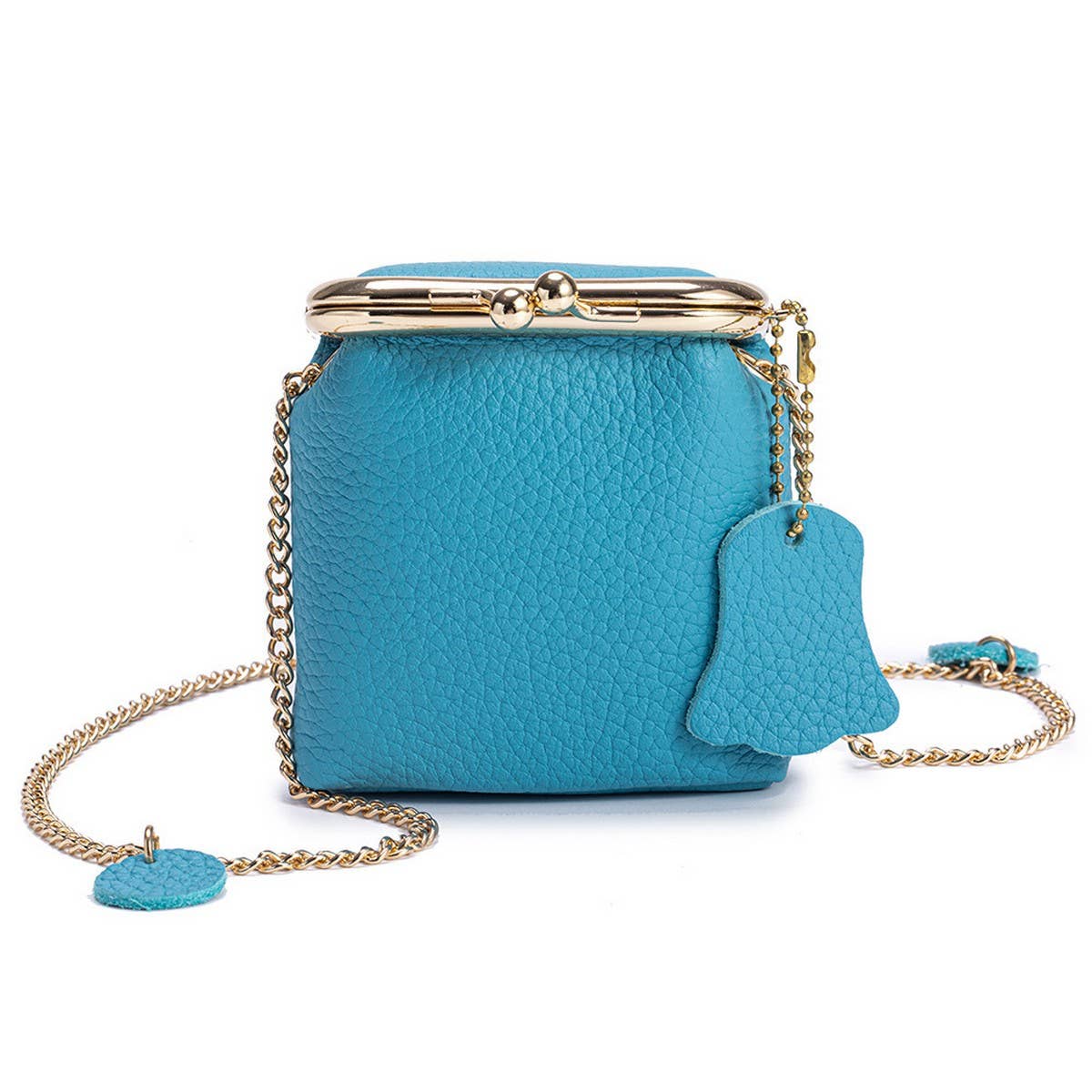 Mini Leather Chain Bag ? Cute Multi-Use Pouch_CUAB00390