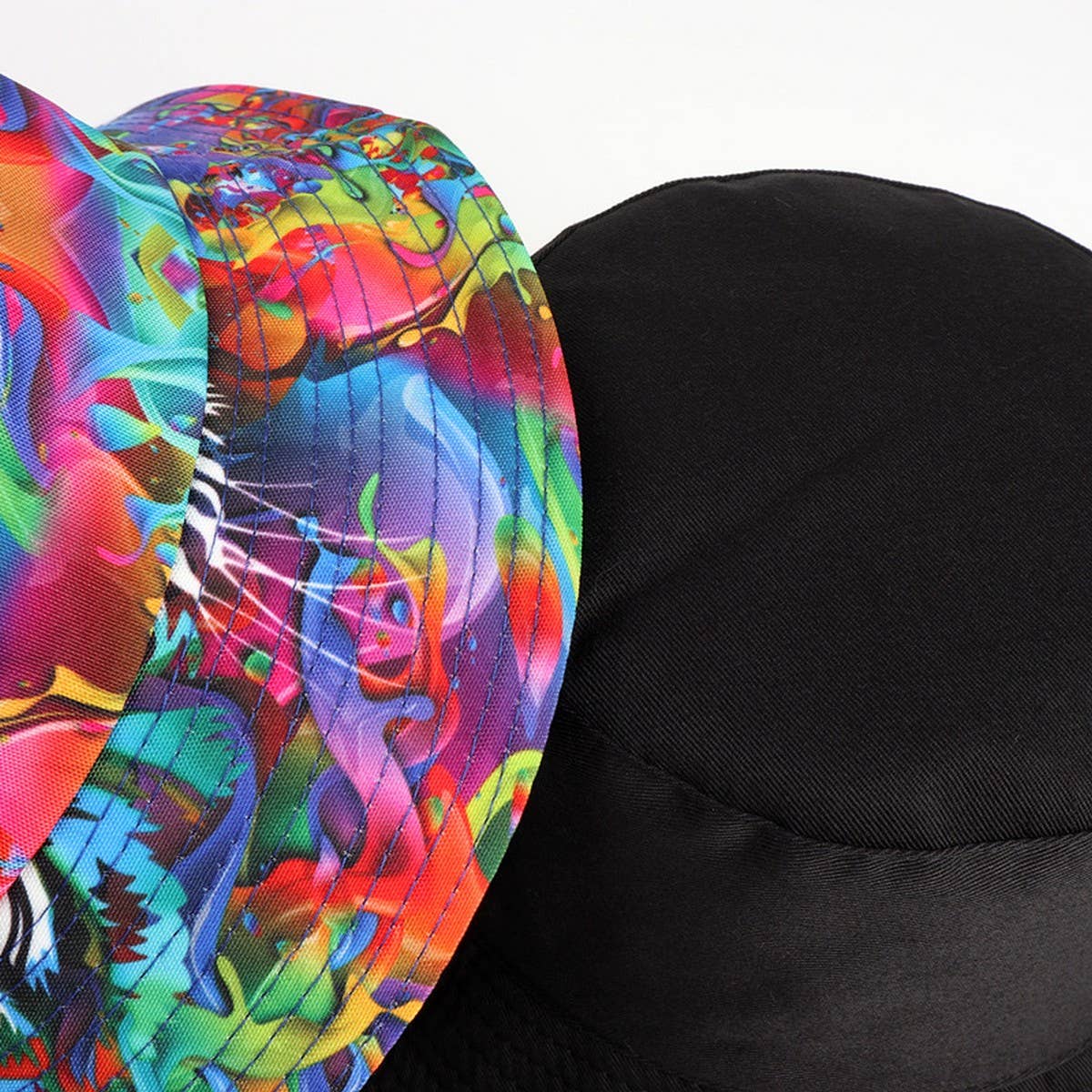 CWAH1521_PERSONALIZED COLOR PRINTING REVERSIBLE BUCKET HAT