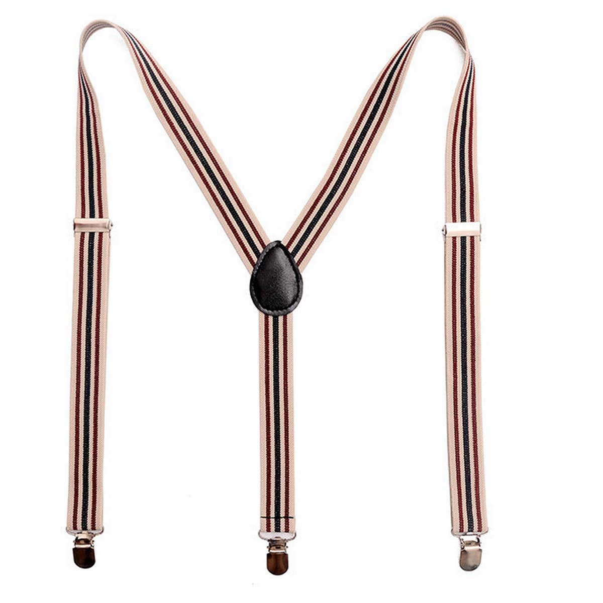 TROUSERS SUSPENDERS RUBBER BUCKLE SUSPENDER CLIP