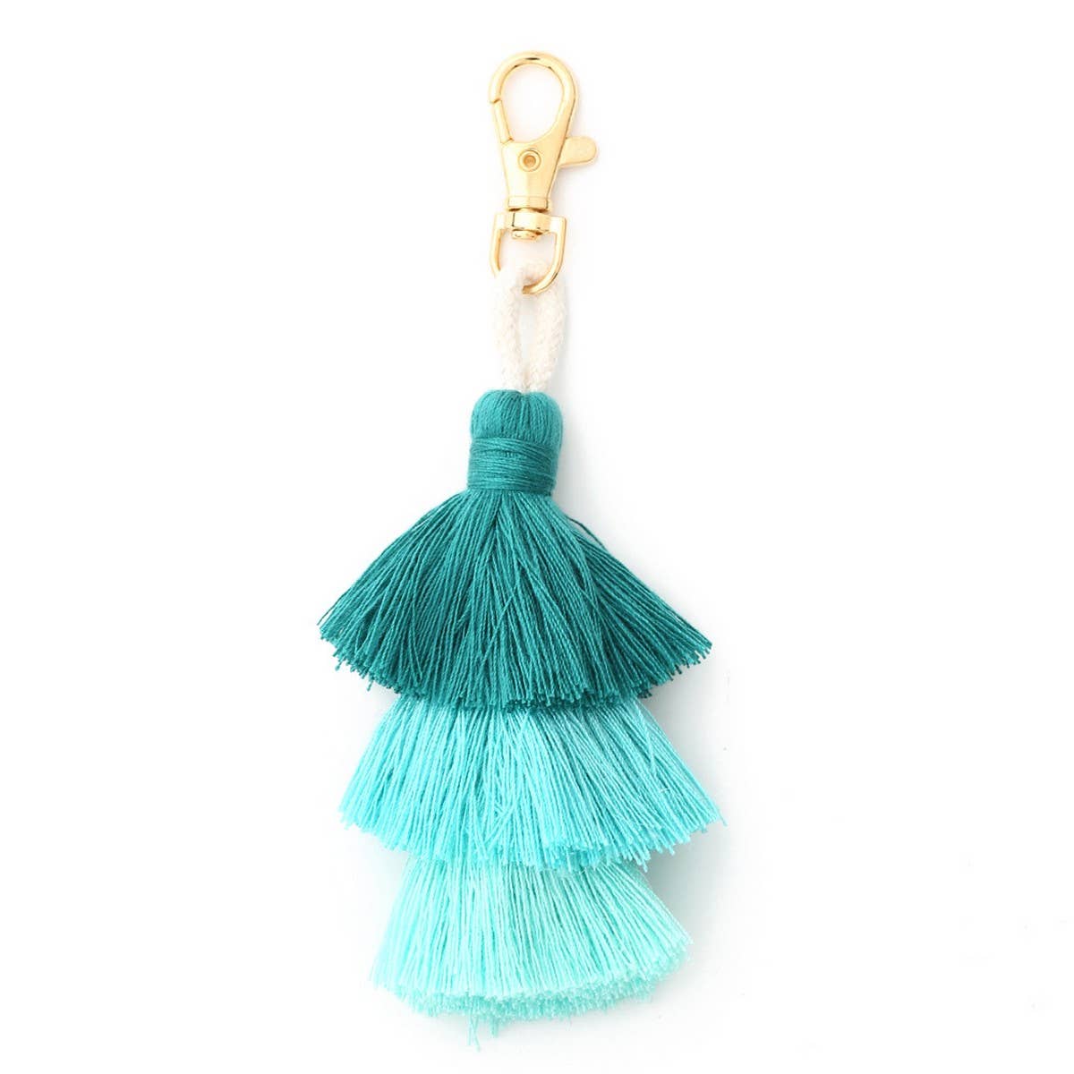 Bohemian Handmade Multi-Layer Tassel Keychain_CWAB5022