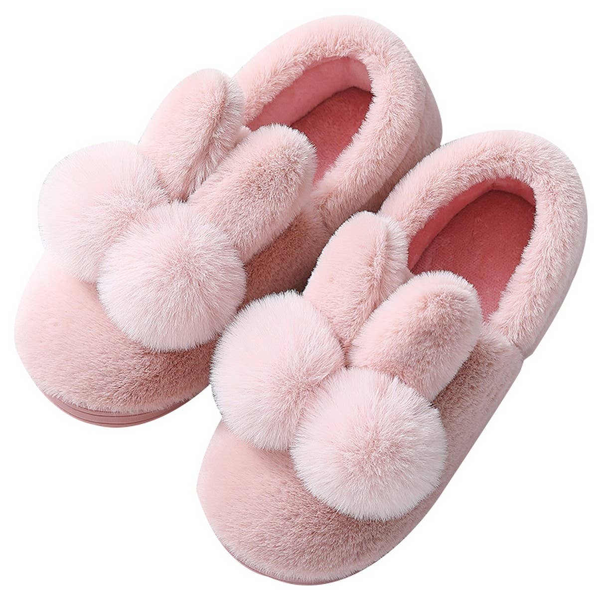 CUTE CARTOON ANIMAL  WARM FLEECE HOUSE SLIPPERS
