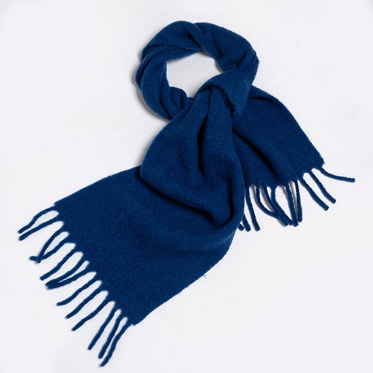Soft Wool Blend Scarf ??Unisex Winter Solid Wrap_CWASC2349