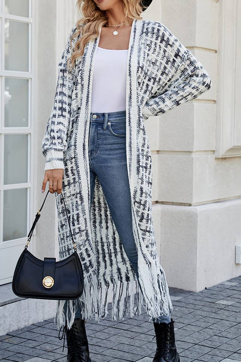 CWOCAL0506_Long Sleeve Casual Open Front Cardigan Sweater