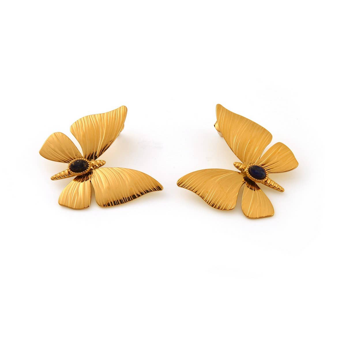 Original Design Stainless Steel Dragonfly Earrings_CWMM8914