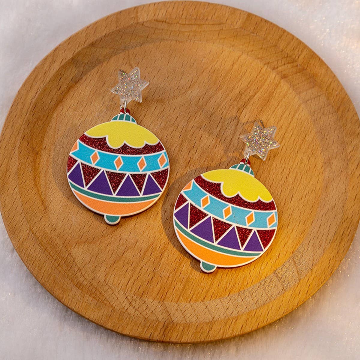 CHRISTMAS SIMPLE AND VERSATILE CARTOON EARRINGS