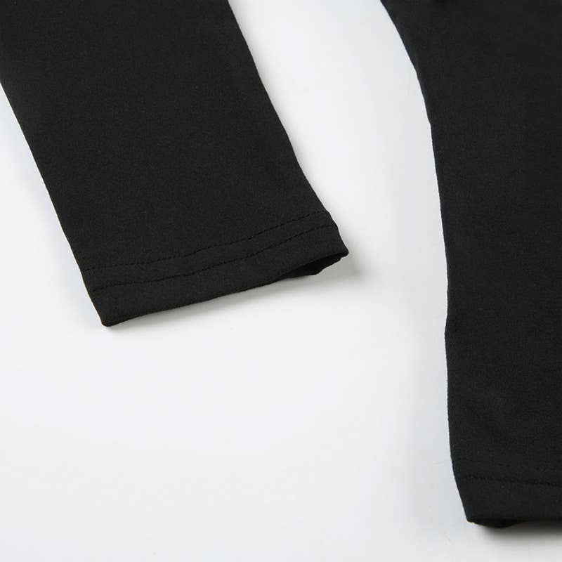 Vintage rose floral print lace patchwork T-shirt