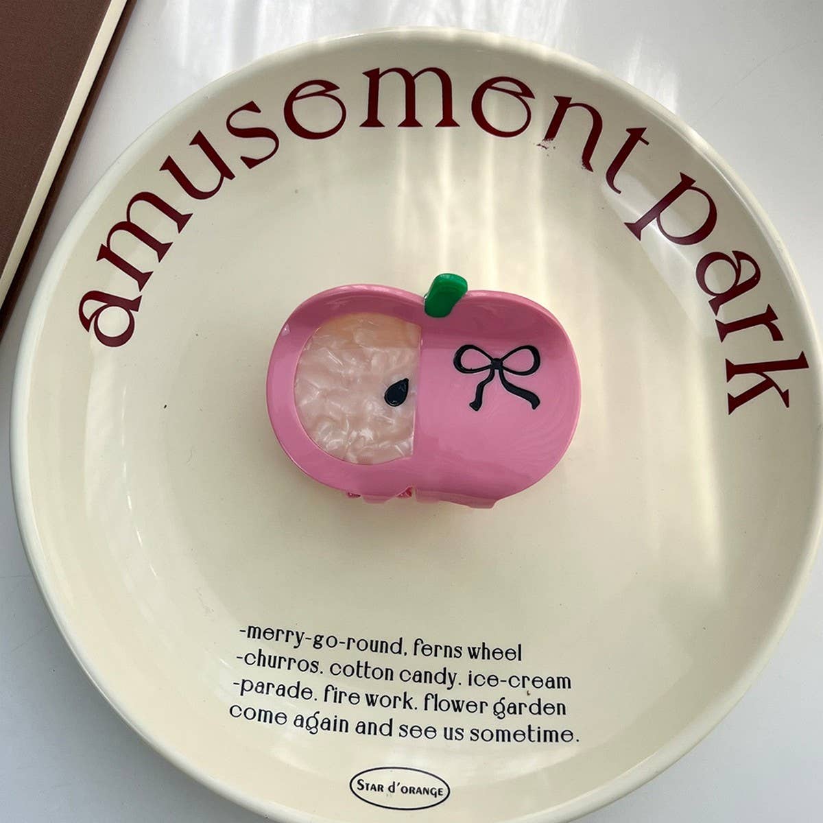 Sweet Fruit Claw Clip ? Carrot Apple Pear Hairpin