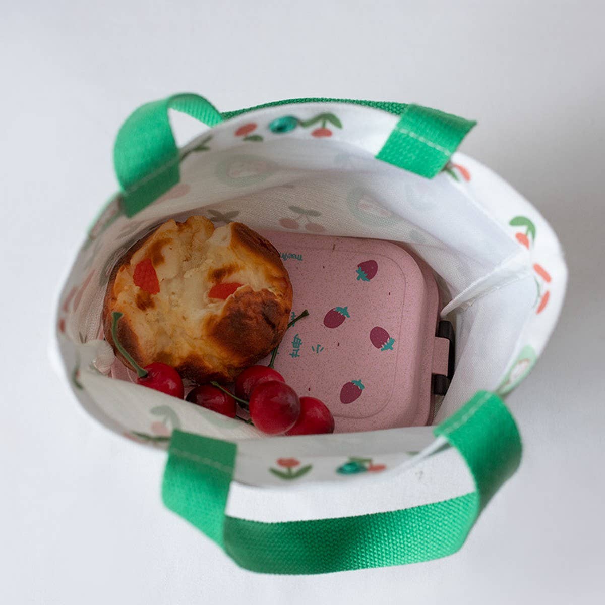 Summer Canvas Bucket Tote Bag for Girls, Small_CWAB5668