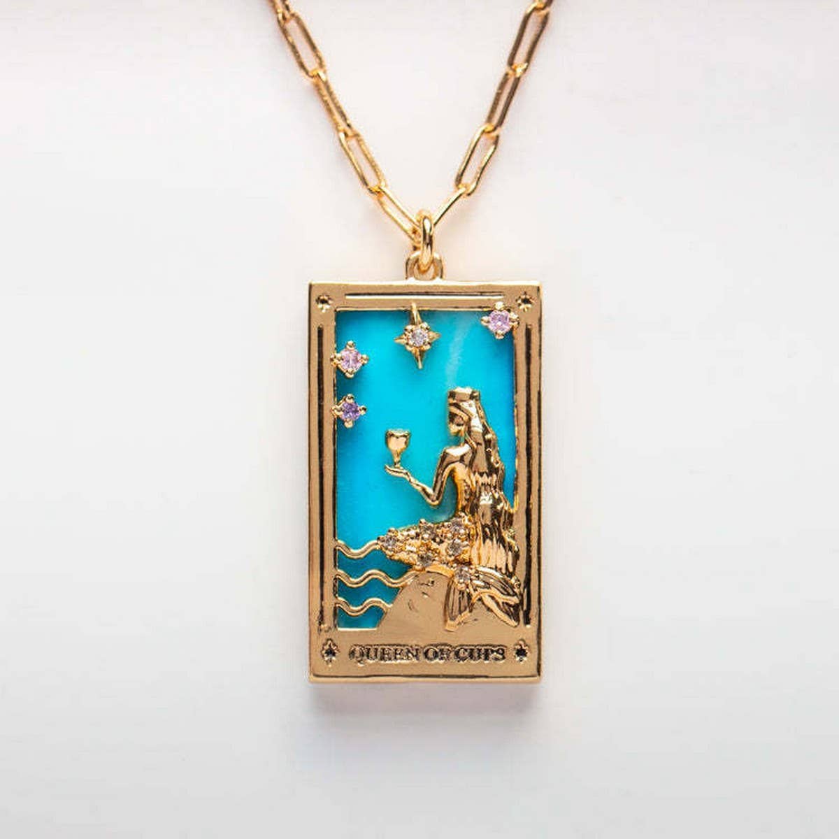 WOMEN'S PERSONALIZED VINTAGE TAROT NECKLACE