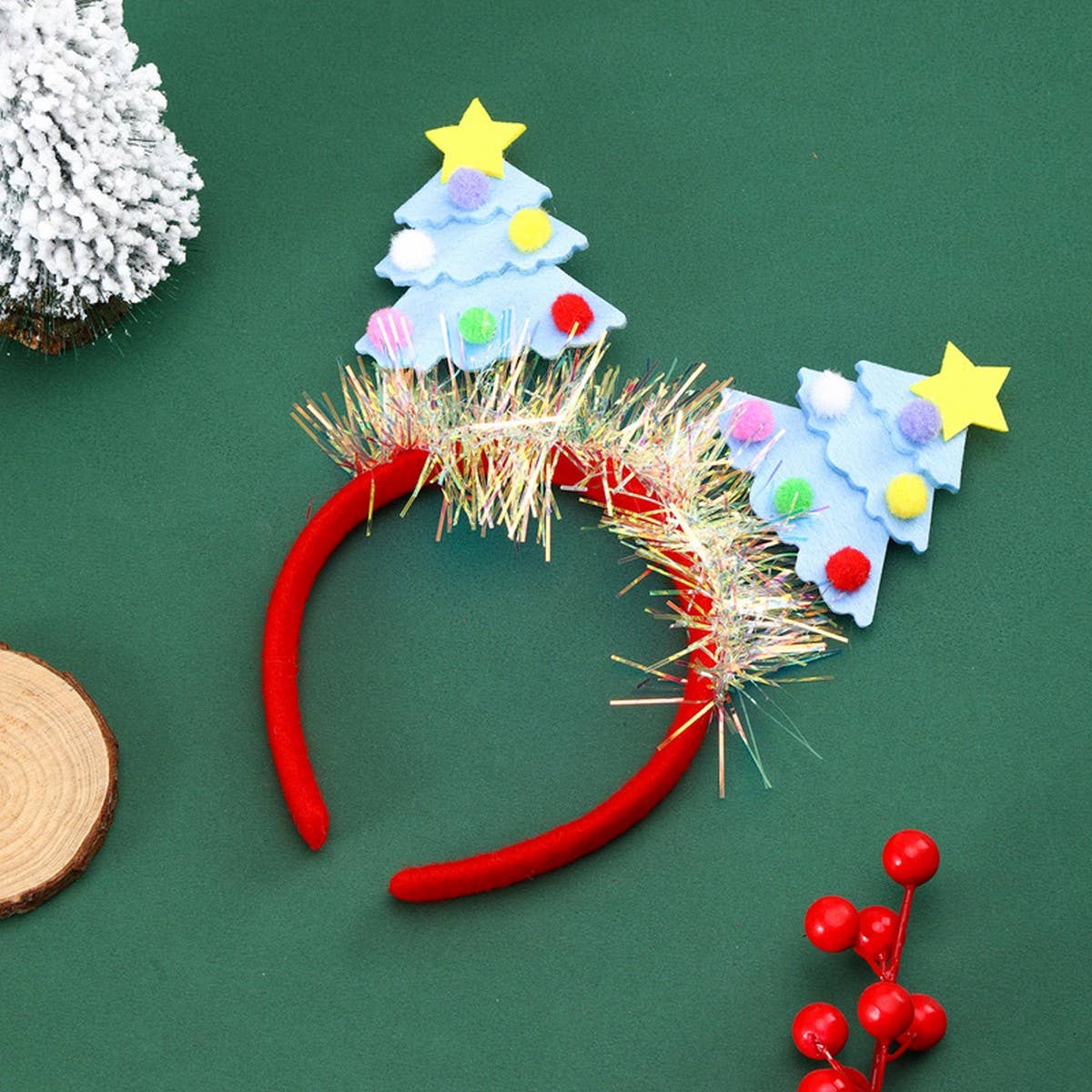 CHRISTMAS SEQUINED CHILDREN'S COSTUME HEADBAND