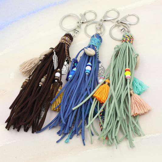 CUTE BOHEMIAN STYLE KEYCHAIN BAG PENDANT