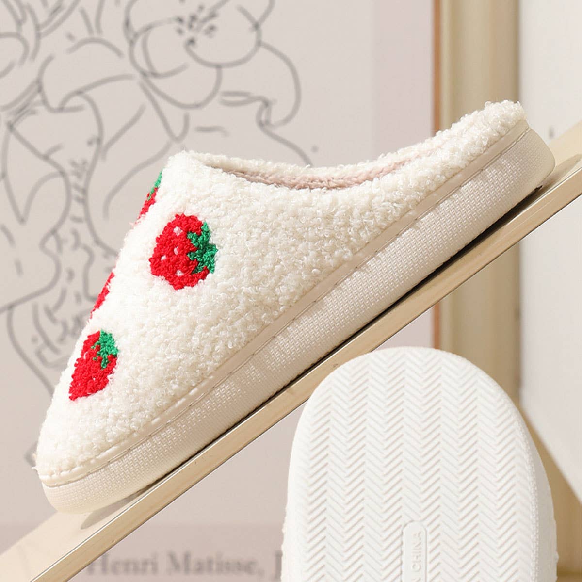CUTE CARTOON FRUIT PREPPY SLIPPERS