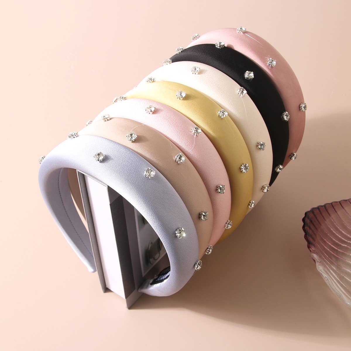 WOMEN RETRO RHINESTONE SPONGE HEADBAND_CWAHA1052