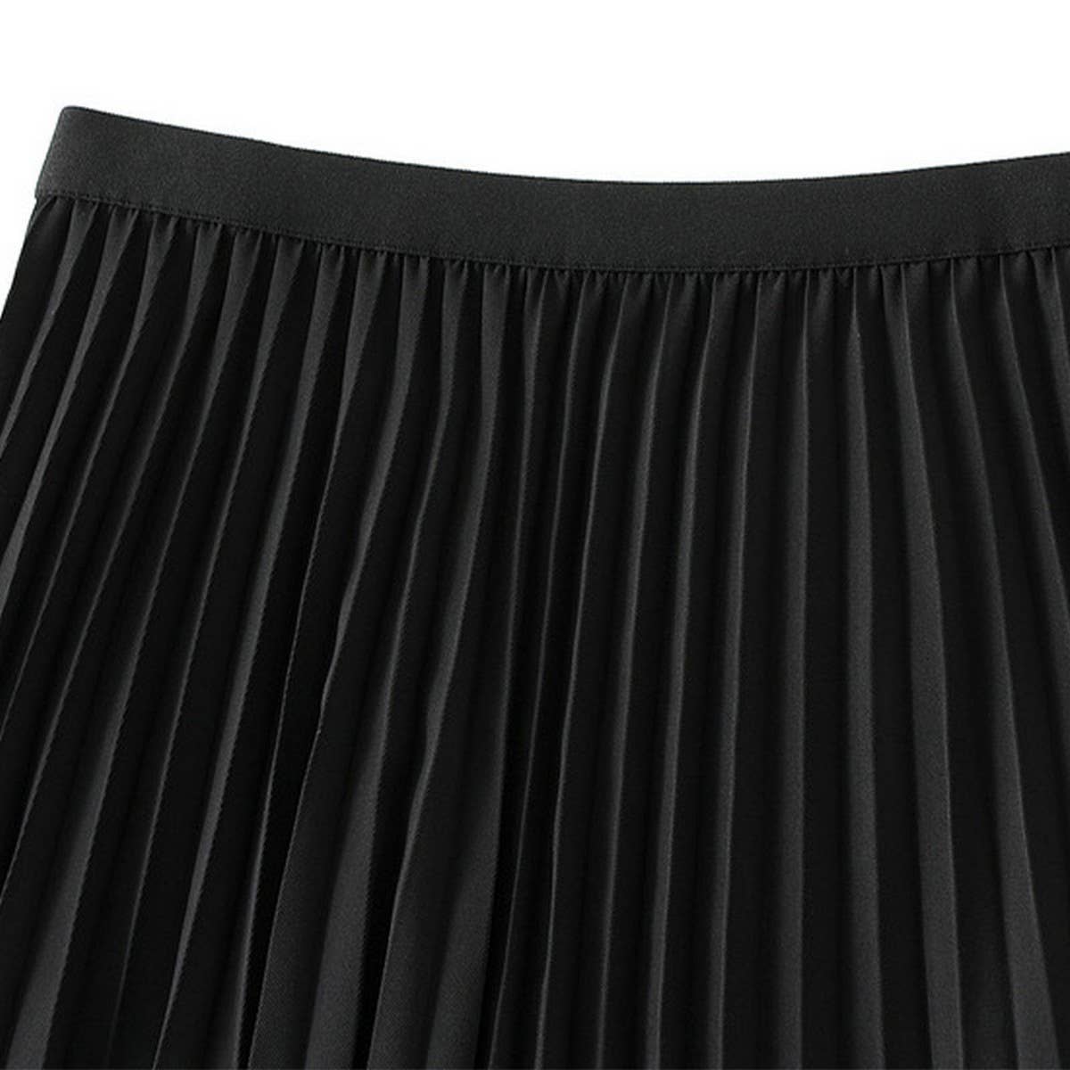 ACCORDION SKIRT LONG HIGH WAISTA-LINE PLEATEDSKIRT_CWBMS0293