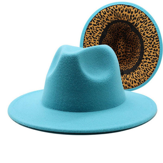 THICKENED DOUBLE-SIDED HAT TWO-COLOR JAZZ HAT_CWAH2536