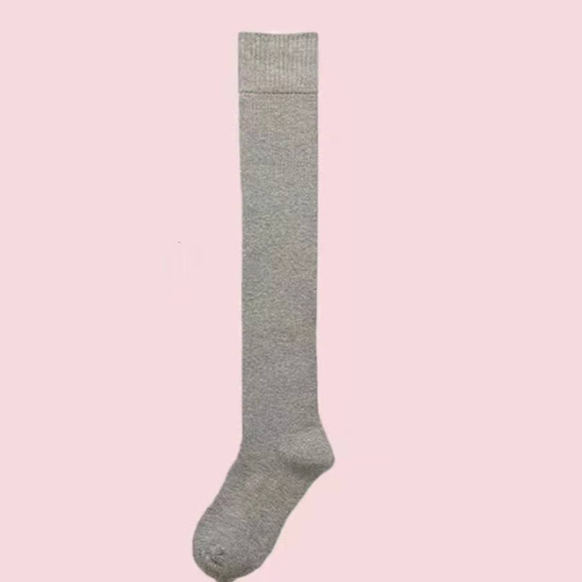 WOMEN PADDED WARM HIGH SOCKS COTTON SOCKS
