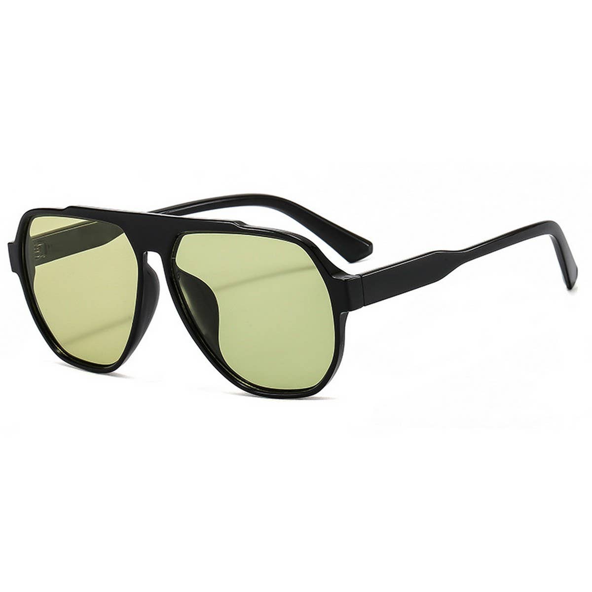 Modern Flat-Top Oversized Ocean Lens Sunglasses