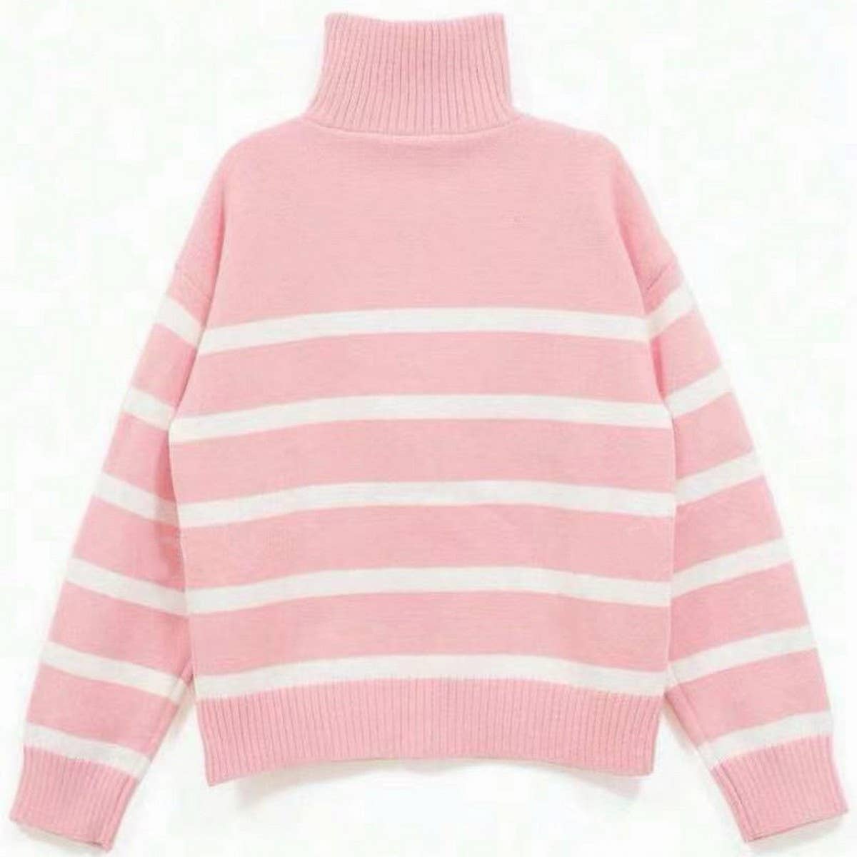 Women's Colorblock Striped Knit Sweater