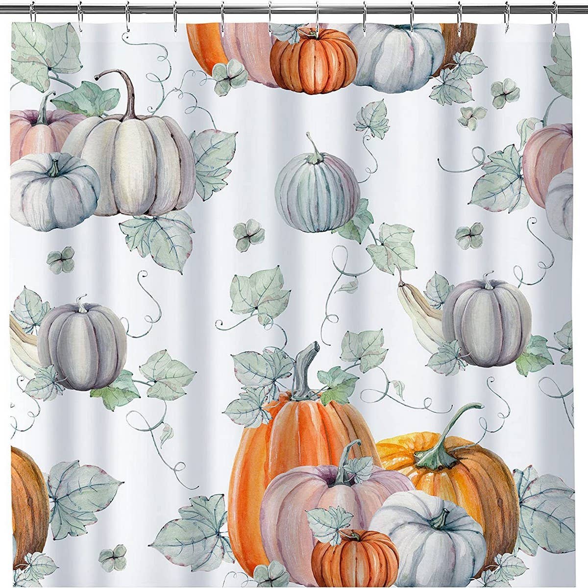 HARVEST PUMPKIN SERIES SHOWER CURTAIN