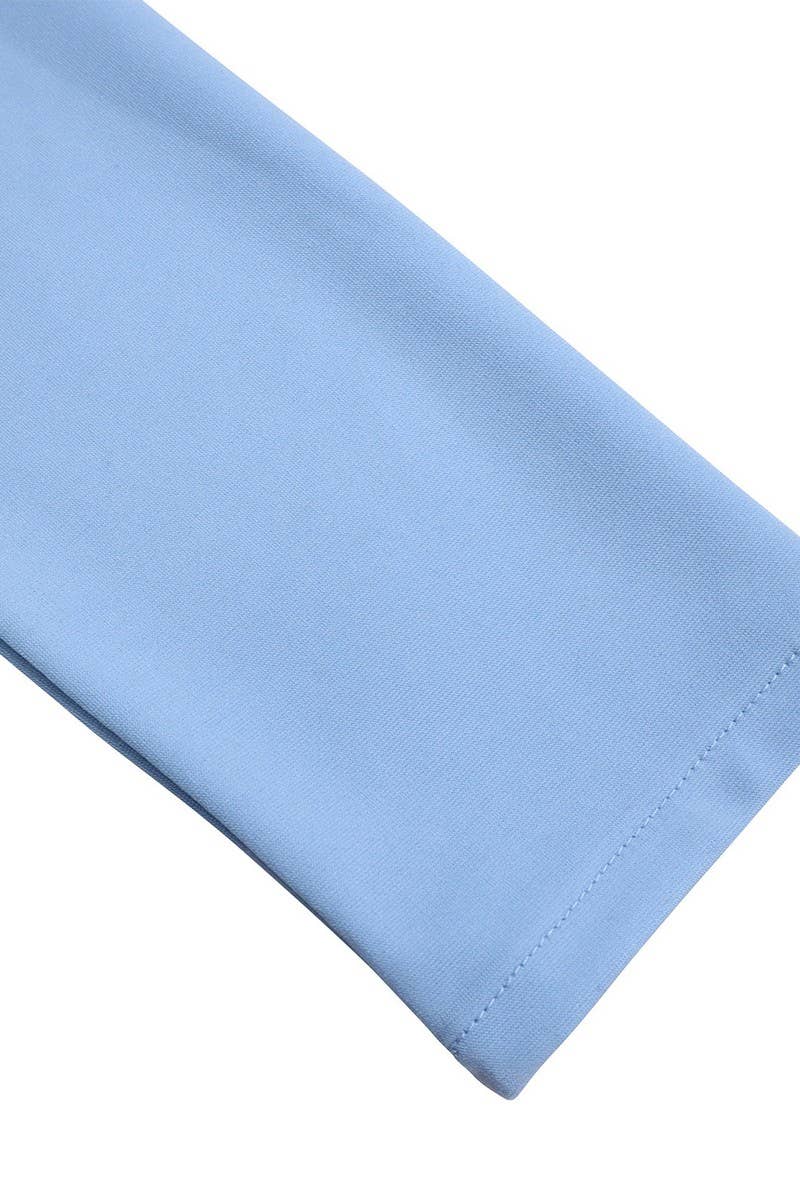 CWDMD01263_2025 WOMEN ELEGANT SOLID COLOR HALF SLEEVE DRESS