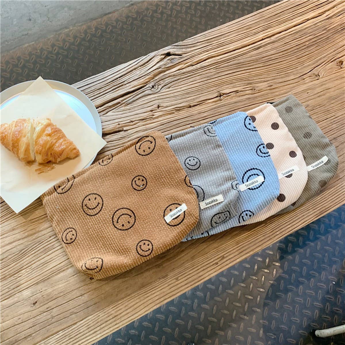 CWAB5805_SIMPLE RETRO COSMETIC BAG/CLUTCH/PENCIL BAG