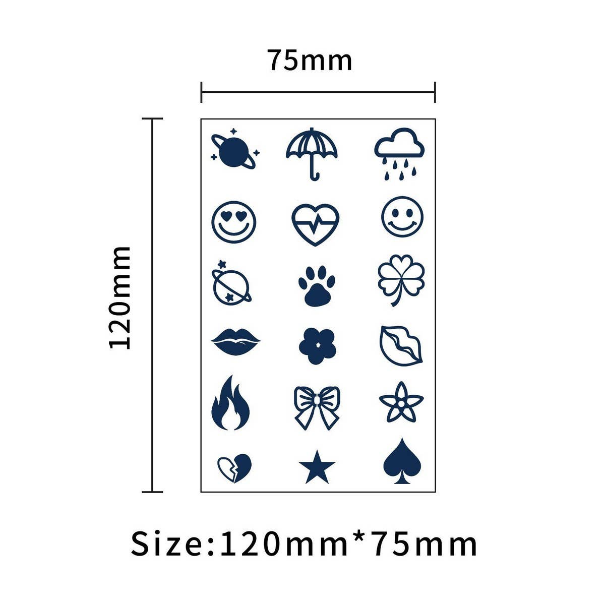 Herbal Juice Finger Tattoos Cute & Minimal Style