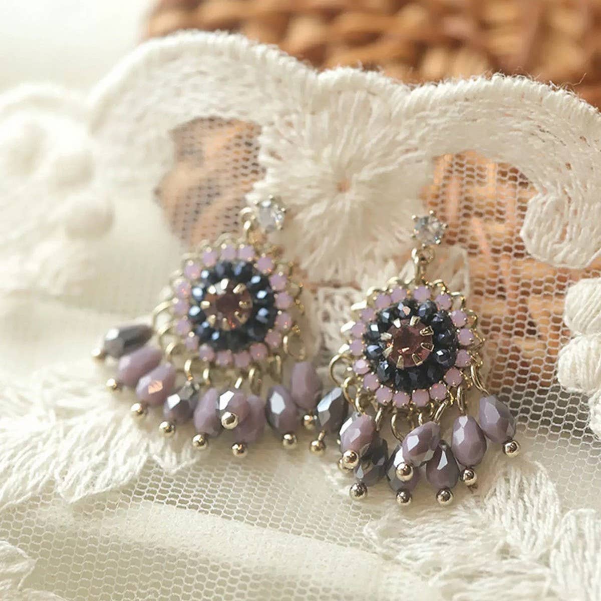 RETRO TASSEL TEMPERAMENT PERSONALITY EARRINGS