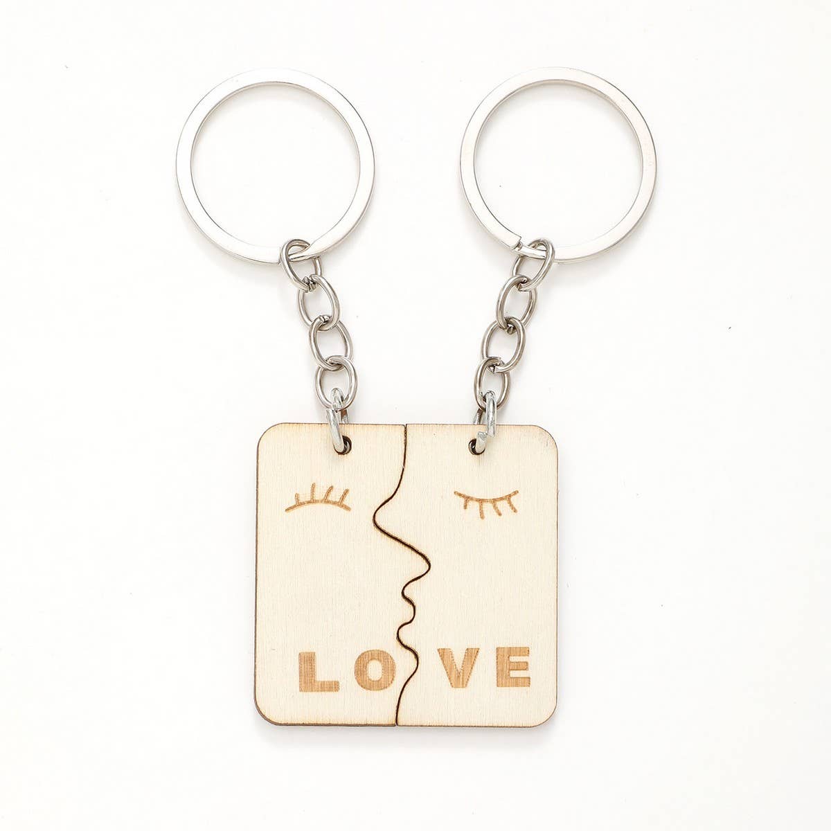 CREATIVE PENDANT WOODEN KEYCHAIN