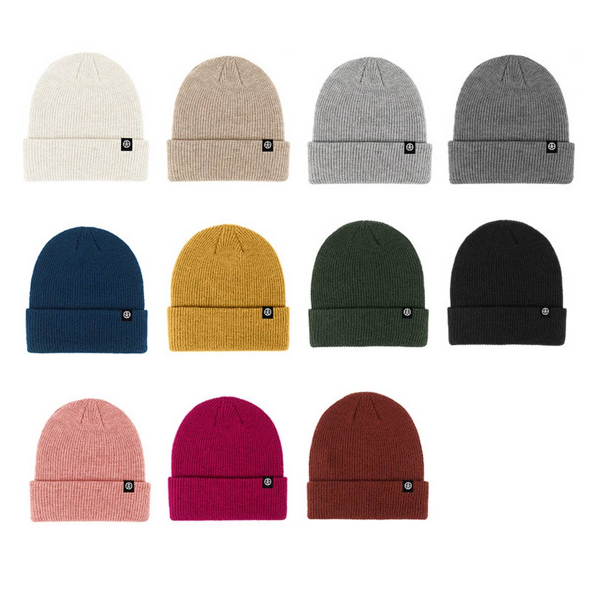 SOLID COLOR WINDPROOF AND COLD-PROOF WOOL HAT_CWAH2451