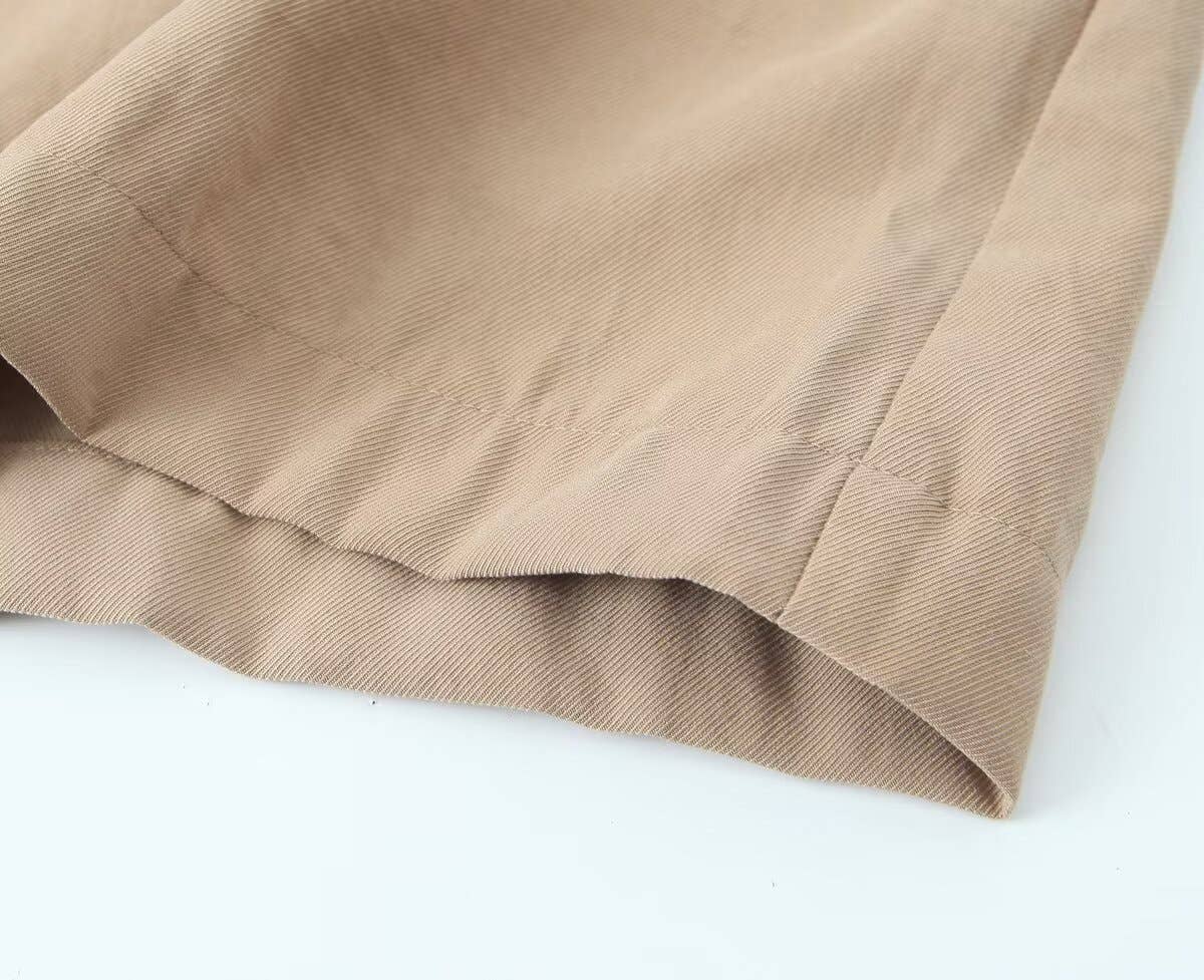 STYLISH CASUAL SHIRT DRESS WITH BELT