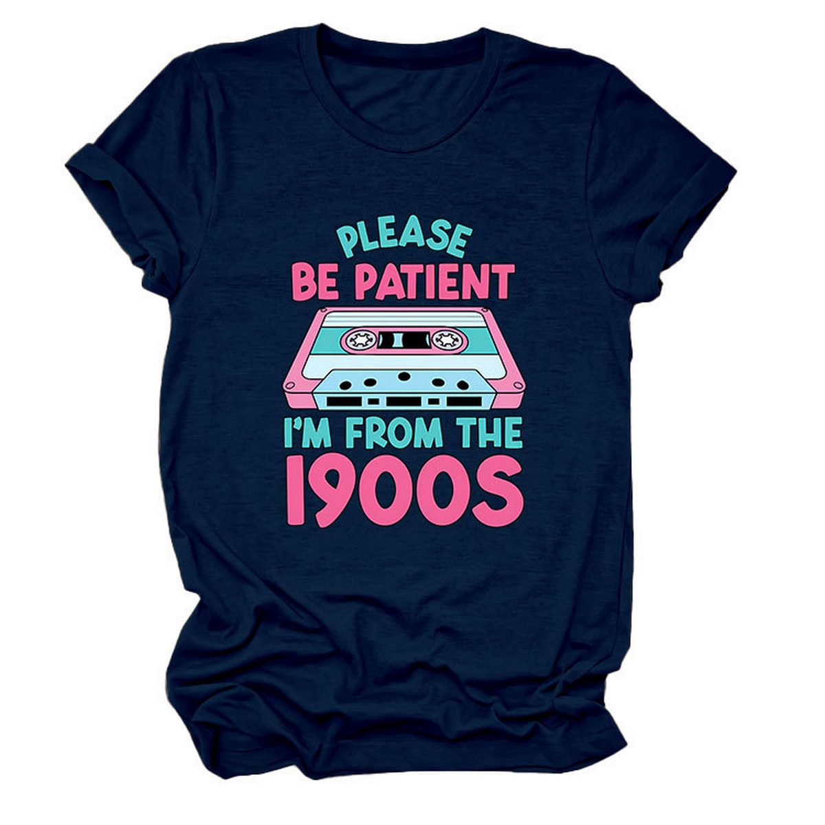 Women??¢s Tee ??Please Be Patient Letter Print_CWTTS1501