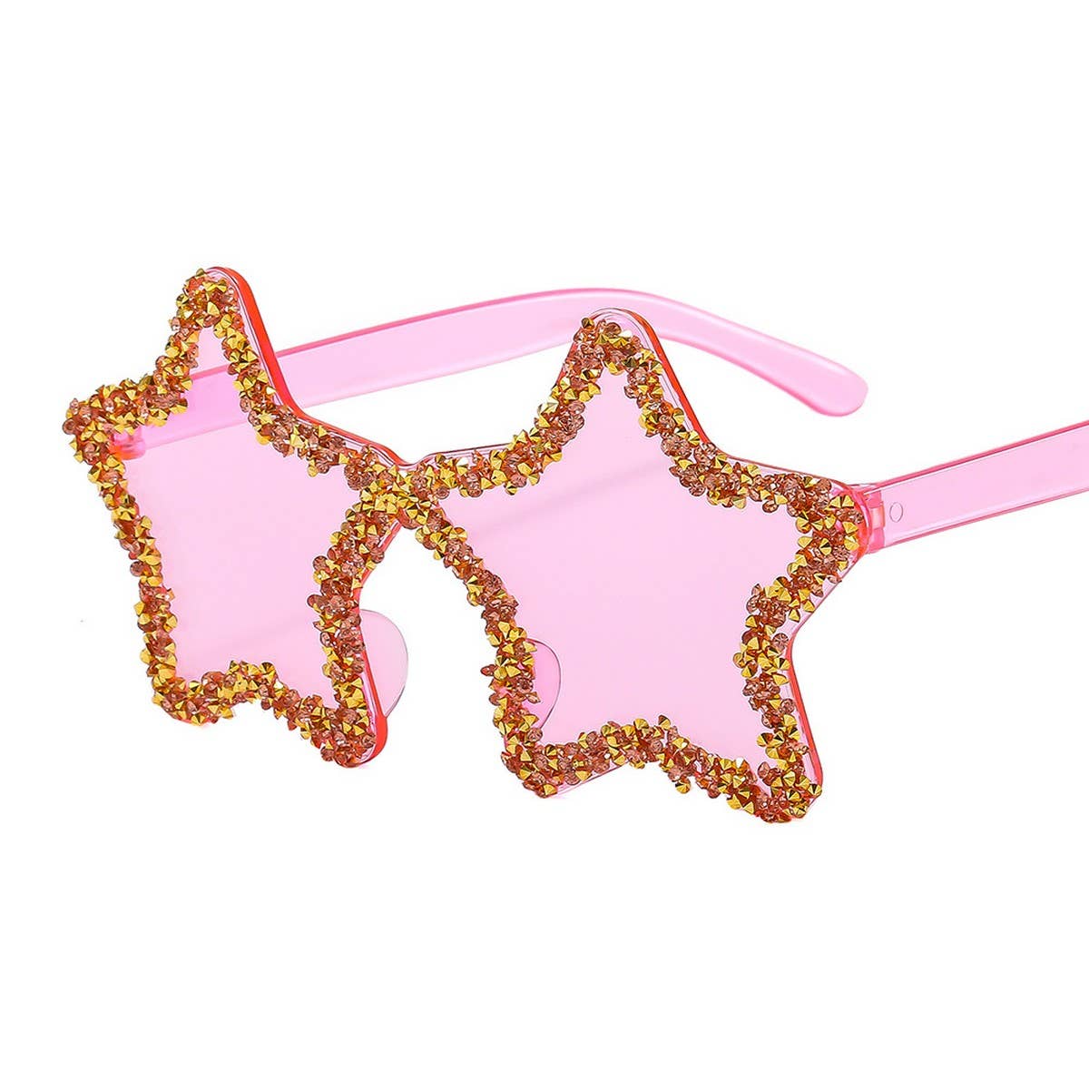 FRAMELESS HAND-PAINTED DIAMOND STAR SUNGLASSES