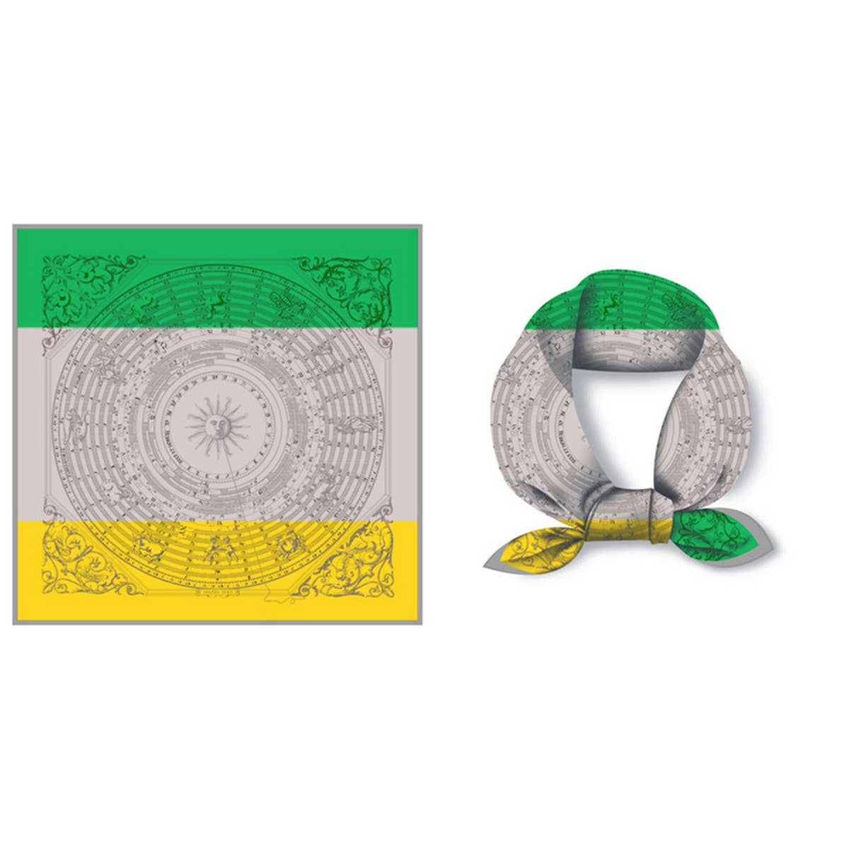 Print Scarf-Versatile Square for Mother's Day Gift_CWASC0663