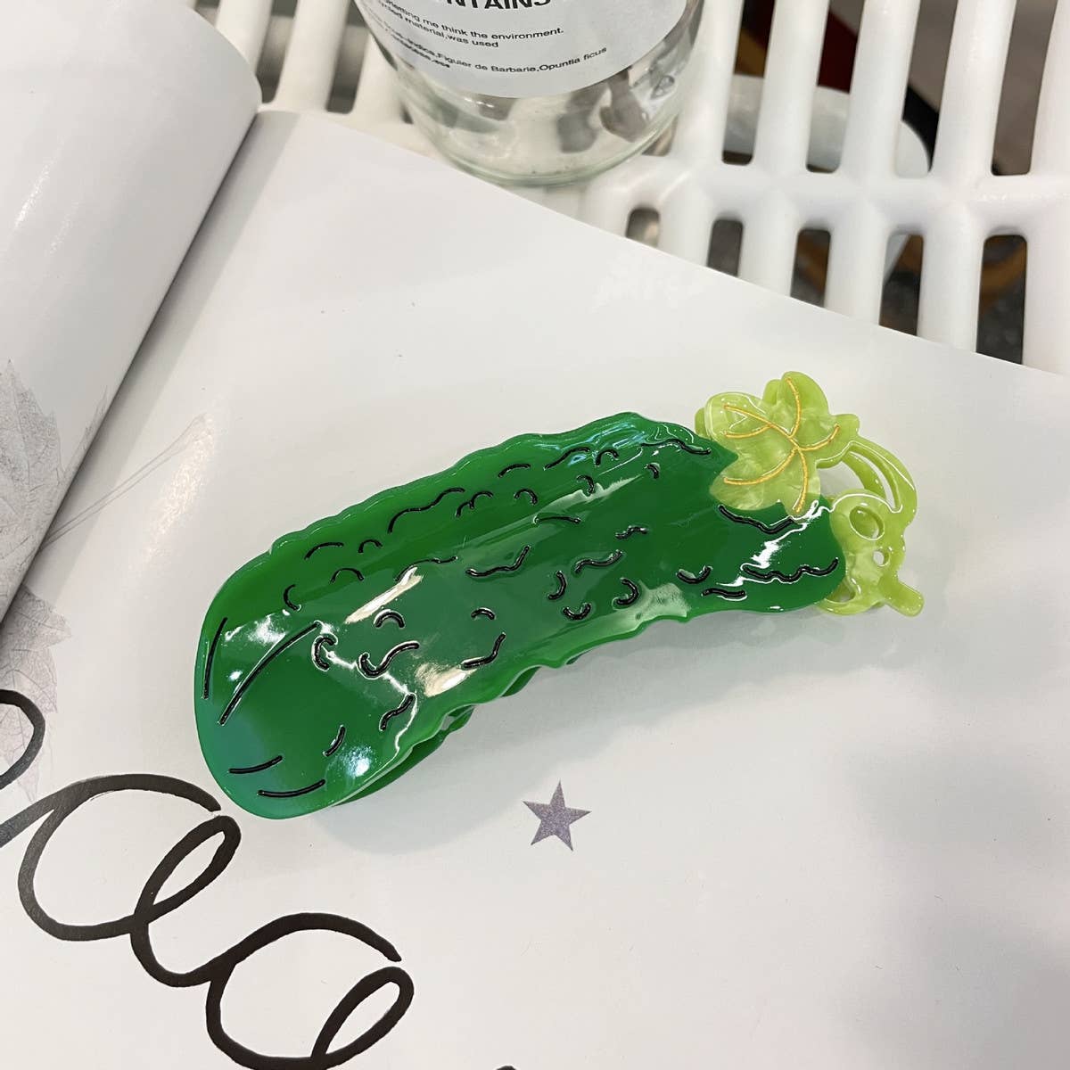 FALL ACETATE VEGETABLE HAIR CLAW CLIPS_CWAHA0961