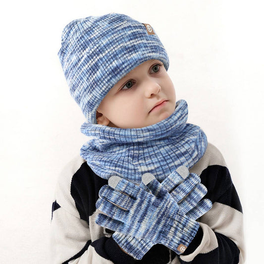 NEW WINTER CHILDREN'S KNITTED THREE-PIECE SUIT_CWMM2775