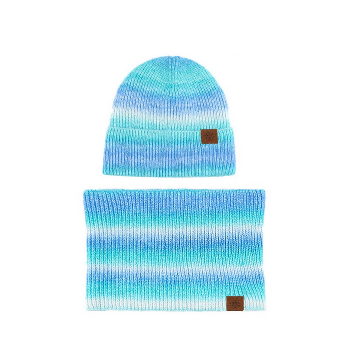 WINTER KNITTED WARM PLUS VELVET TWO-PIECE SUIT