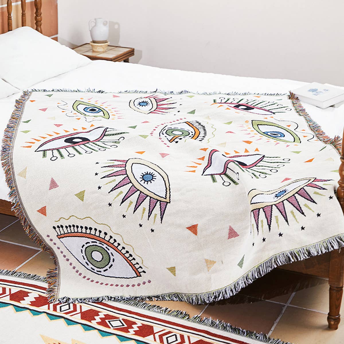 JACQUARD SOFA BLANKET CAMPING BLANKET