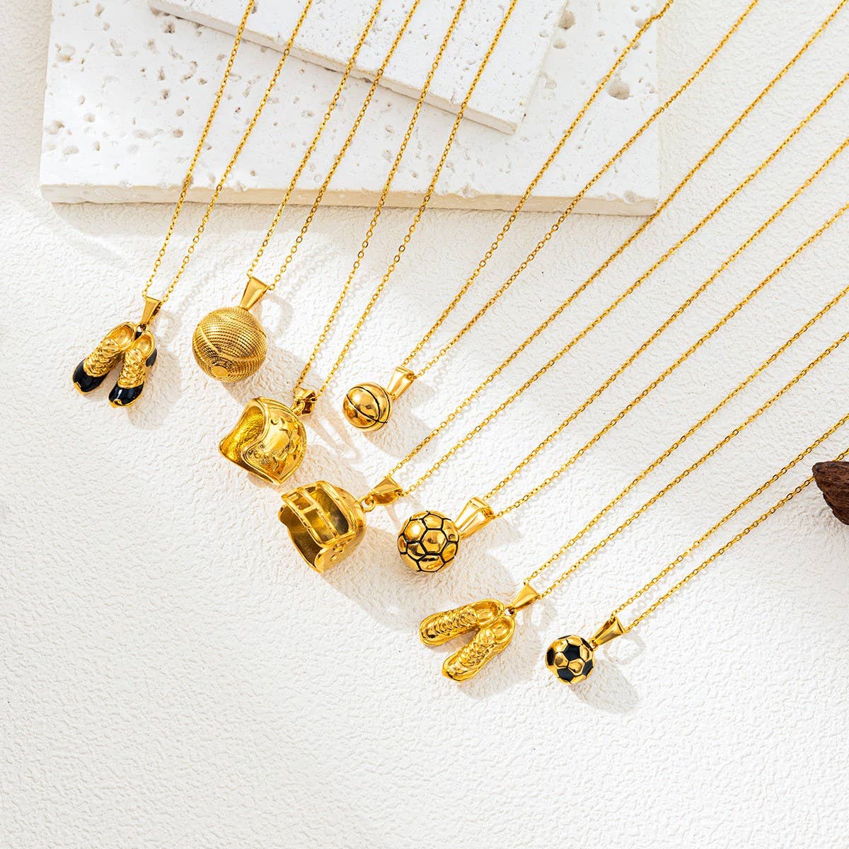 Creative Hip Hop Sports Pendant Necklace