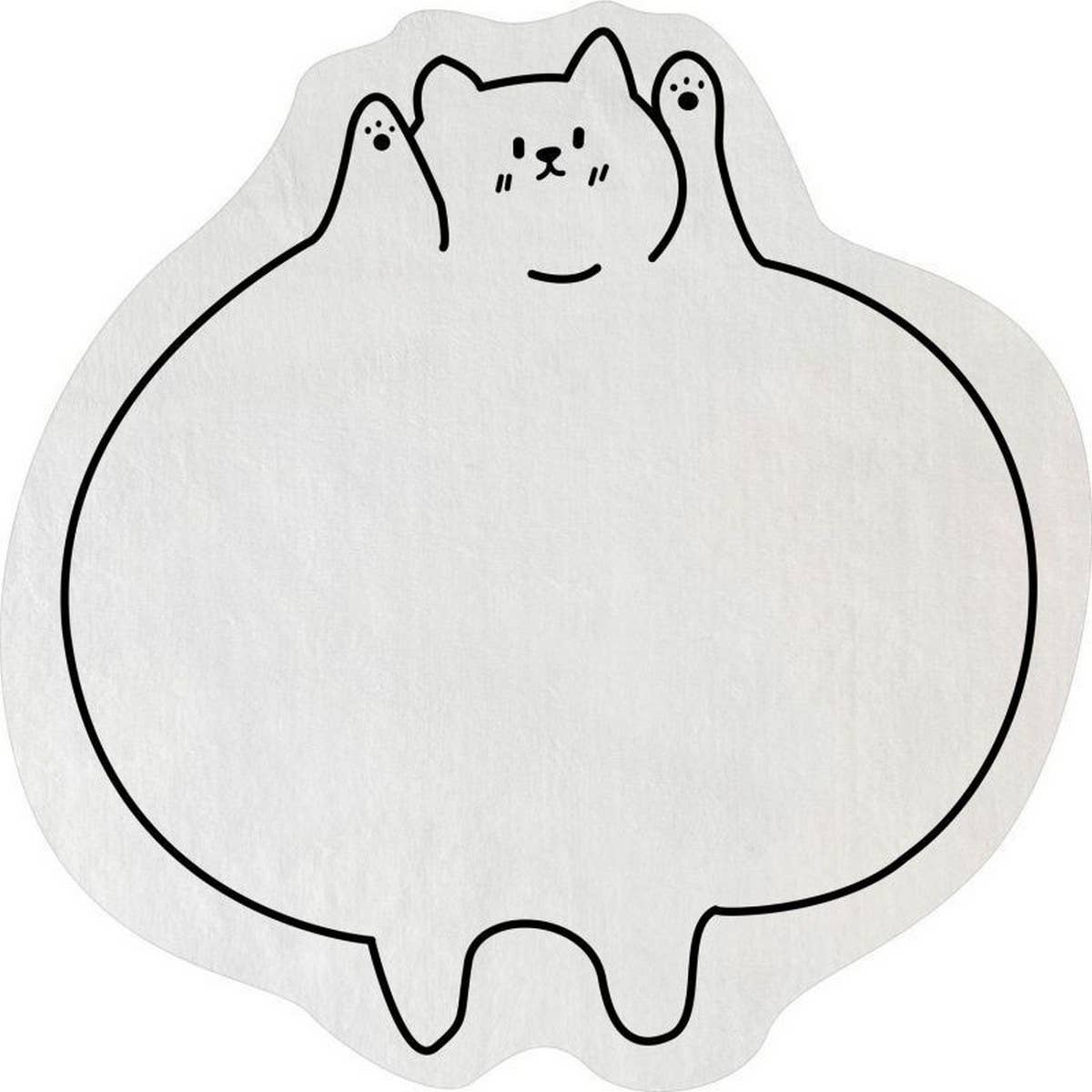 Plush Cat Rug, Thick Cozy Mat for Bedroom & Living_CWMM7519