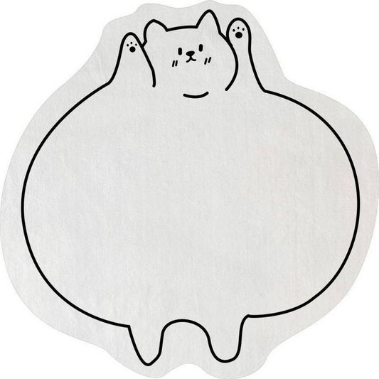 Plush Cat Rug, Thick Cozy Mat for Bedroom & Living_CWMM7519