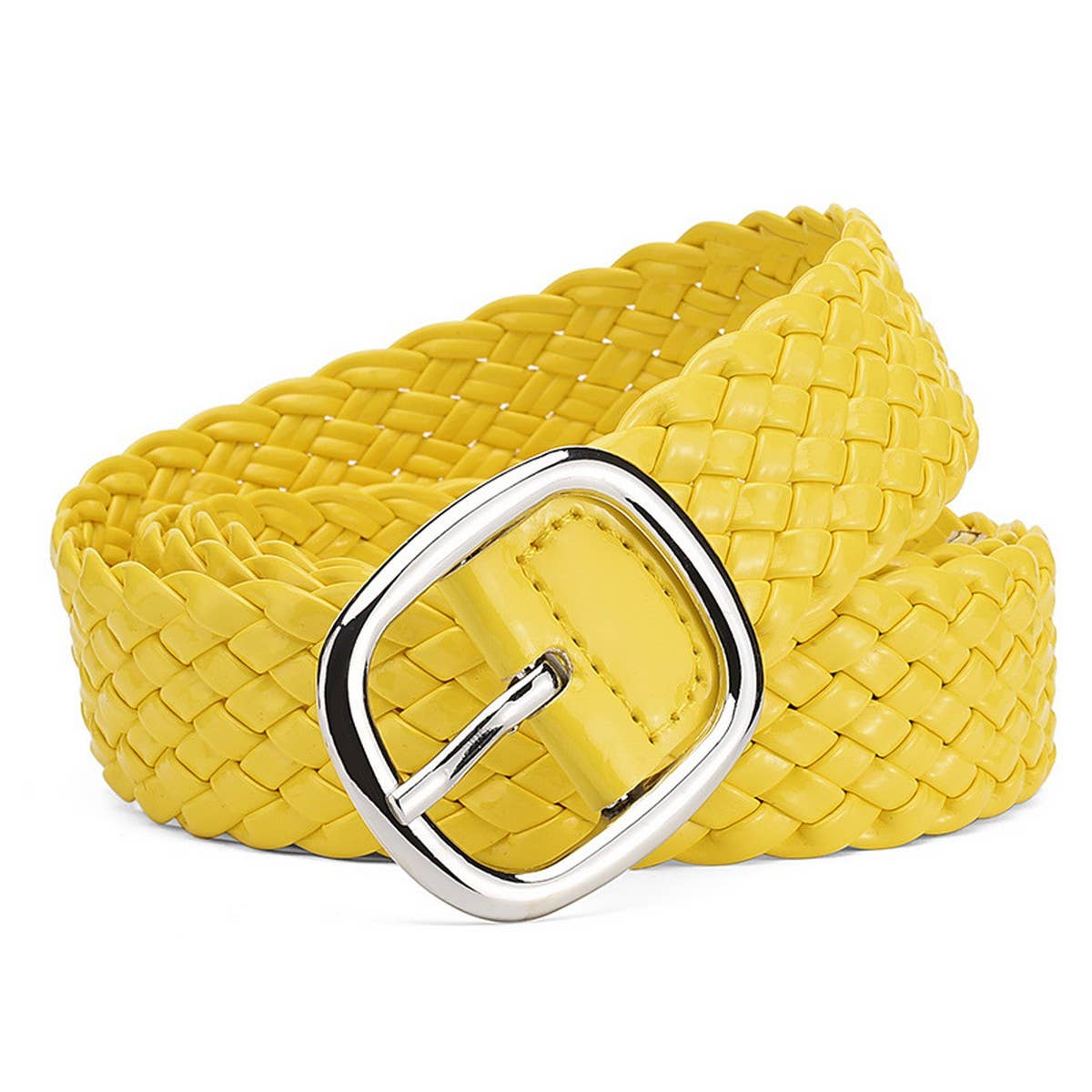 BRAIDED BELT IN BRIGHT CANDY COLOR FOR WOMEN_CWASC0570